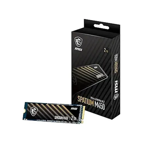 MSI Spatium M450 V1 2TB PCIE 4.0 NVME M.2 SSD