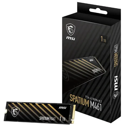MSI Spatium M461 1TB PCIE 4.0 M.2 Solid State Drive