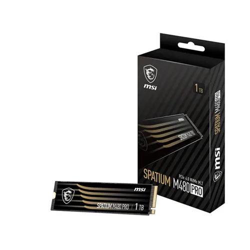 MSI Spatium M480 PRO 1TB PCIE 4.0 NVME M.2 SSD