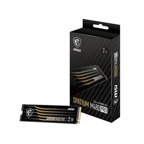 MSI Spatium M480 PRO 2TB PCIE 4.0 NVME M.2 SSD