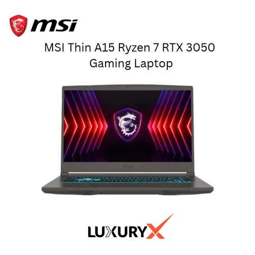 MSI Thin A15 Ryzen 7 RTX 3050 Gaming Laptop