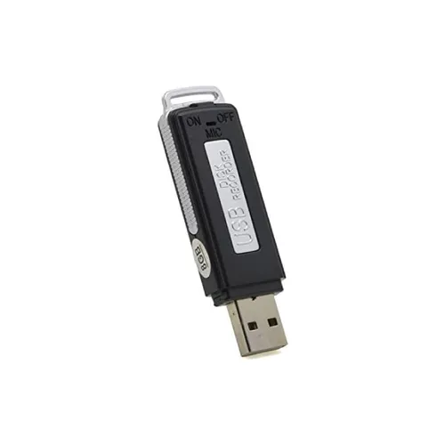 MST-415 8GB USB Voice Audio Recorder Pendrive Flash Drive 70 Hours Digital Recorder – Black