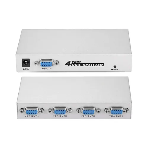 MT 4 Port 4 Out 1 in VGA Splitter