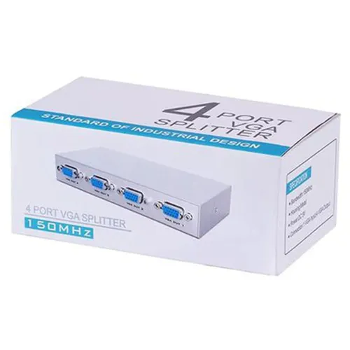 MT 4 Port 4 Out 1 in VGA Splitter