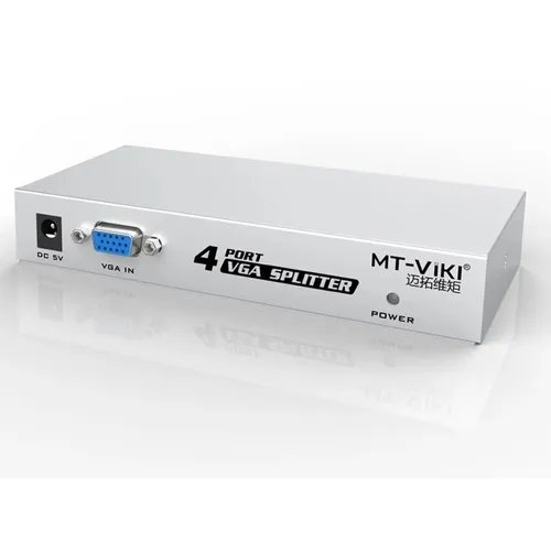 MT 4 Port 4 Out 1 in VGA Splitter