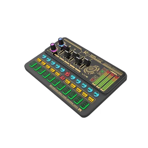 Multifunctional Live SK500 Sound Card and BM800 Suspension Microphone Set for Broadcasting and Recording Podcasts