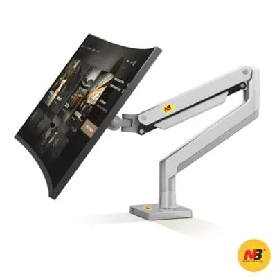 NB G40 Full Motion Swivel Gaming Monitor Arm with Gas Spring for 22-40” Computer Monitors – North Bayou