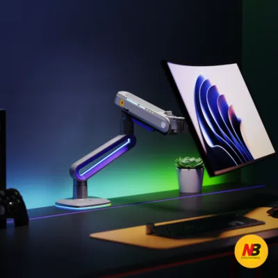 NB – G70 Heavy-Duty Ergonomic Monitor Arm for 32”-60” Ultrawide Screens