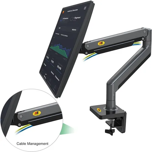 NB North Bayou G40 Full Motion Single Monitor Mount