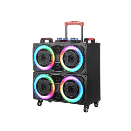 NDR-8888 Portable Amplifier Trolley Double Horn Speaker