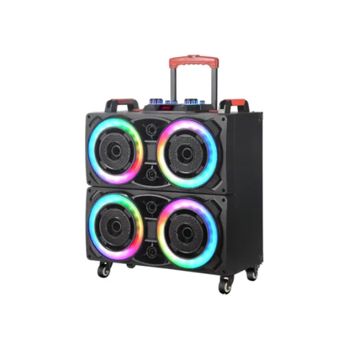 NDR-8888 Portable Amplifier Trolley Double Horn Speaker