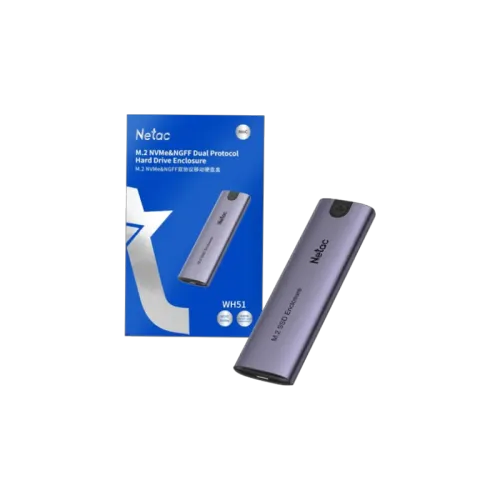 NETAC WH51-32C2 M.2 NVME ALUMINUM ENCLOSURE TYPE-C