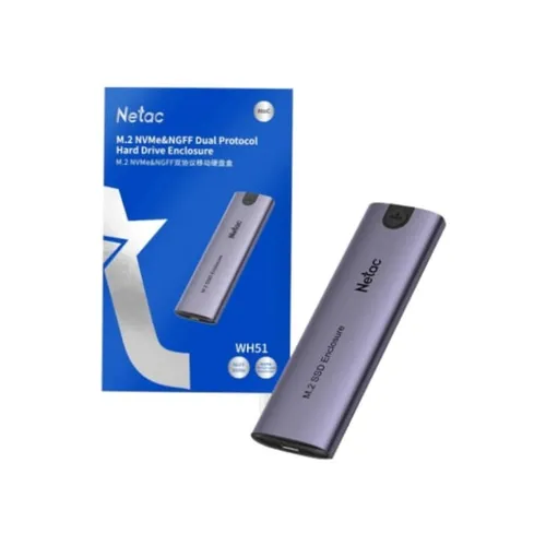 Netac WH51 M.2 NVME Aluminium Type-C SSD Enclosure