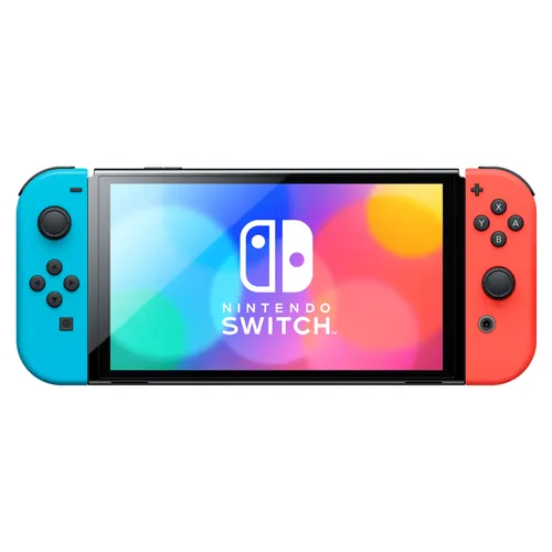 Nintendo Switch OLED Neon Red Blue Console - HEG-001