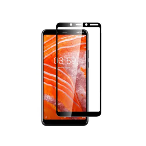 Nokia 3.1 Plus Full Glue Tempered Glass Screen Protector