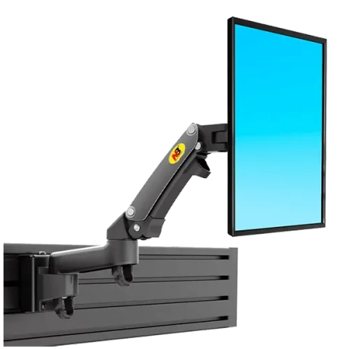 NORTH BAYOU M150 PARTITION RAIL MONITOR MOUNT 17-27 INCHES