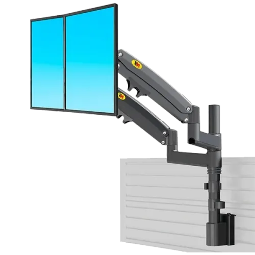 NORTH BAYOU M80 22"-32" GAS-STRUT PARTITION RAIL DUAL MOUNT