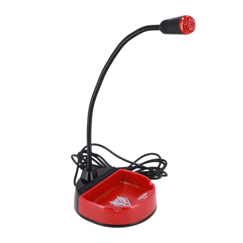 Nubwo M180 Multimedia Microphone (Red / Black) – High-Quality Voice Sound For Gaming and Streaming