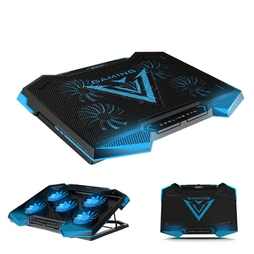 NUOXI 5 Fan Adjustable Gaming Cooling Pad Laptop Stand Fan Cooler Pad