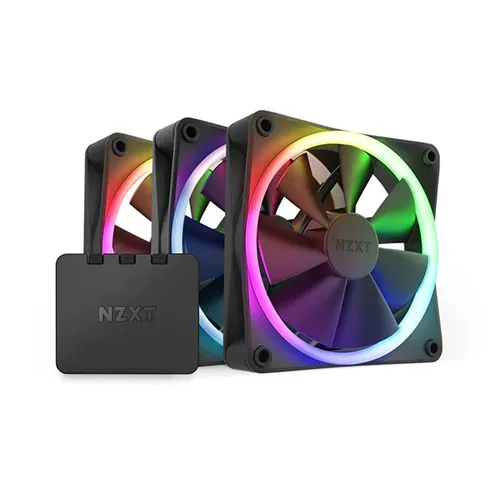 NZXT F120 RGB Core Triple Pack Fan With Controller