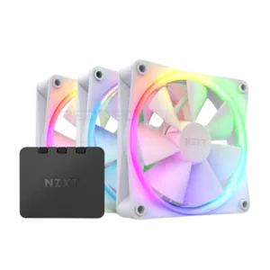 NZXT F120 RGB DUO 120MM Triple Pack RGB Fan With RGB Controller – White