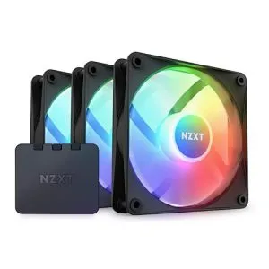 NZXT F120RGB CORE 120MM Triple Pack (BLACK) W/RGB Controller
