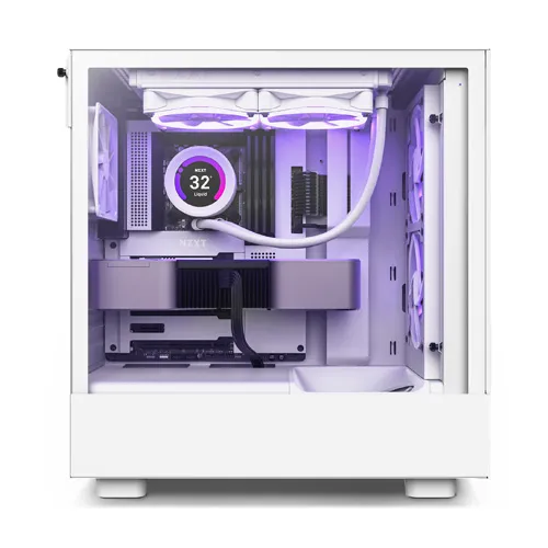 NZXT H5 (2023) Flow RGB Edition ATX Mid Tower White Case
