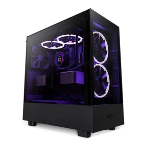 NZXT H5 Elite Edition RGB ATX Mid Tower Case – Black