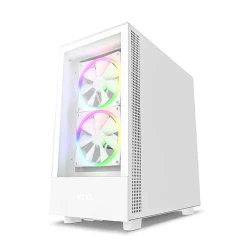 NZXT H5 Elite Edition RGB ATX Mid Tower White Case