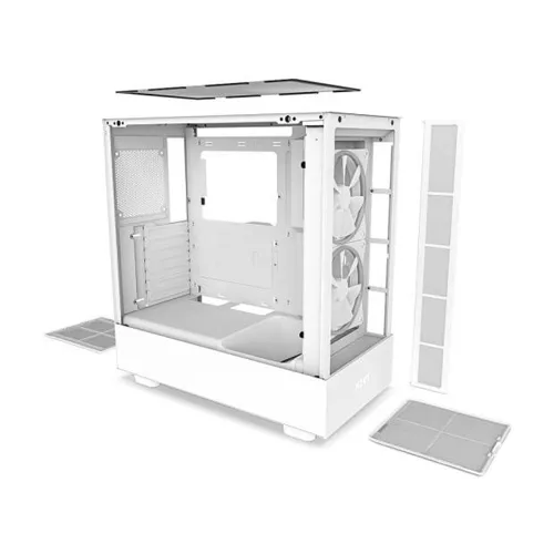 NZXT H5 Elite Edition RGB ATX Mid Tower White Case