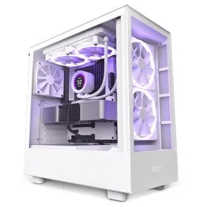 NZXT H5 ELITE EDITION RGB MID TOWER WHITE CASE