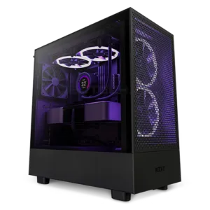 NZXT H5 Flow Edition ATX Mid Tower Case – Black