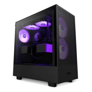NZXT H5 Flow RGB Edition ATX Mid Tower Case – Black