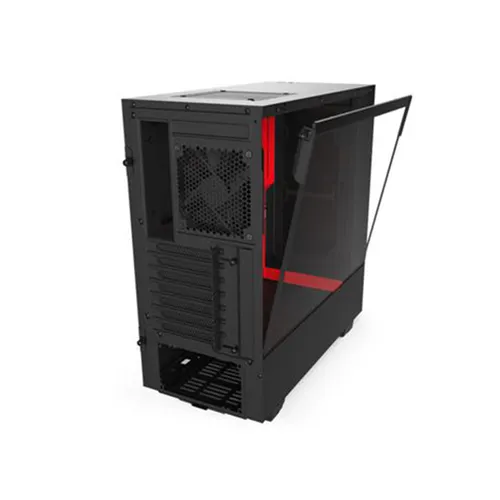 NZXT H510 Black and Red Mid-Tower Gaming Case