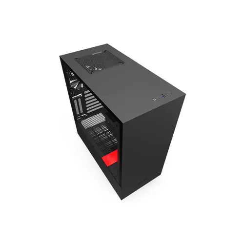 NZXT H510i Black and Red Compact Mid-Tower Gaming Case
