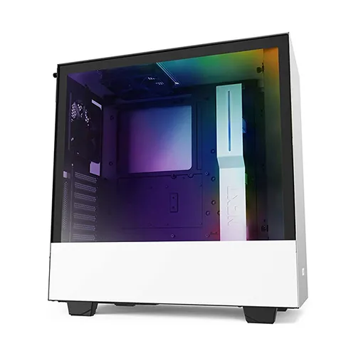 NZXT H510i Black and White Compact Mid-Tower Gaming Case