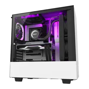 NZXT H510i Compact Gaming PC Case | ARGB | Black + White