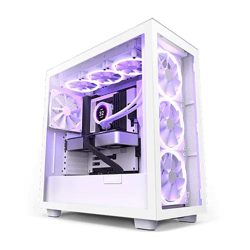 NZXT H7 (2023) Elite Edition ATX Mid Tower White Case
