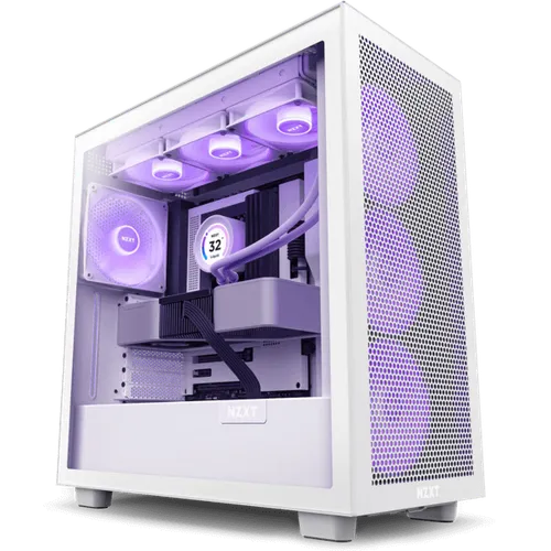 NZXT H7 FLOW RGB WHITE/BLACK