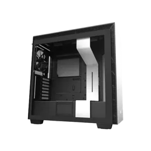 NZXT H710 Mid Tower Gaming PC Case | Black + White