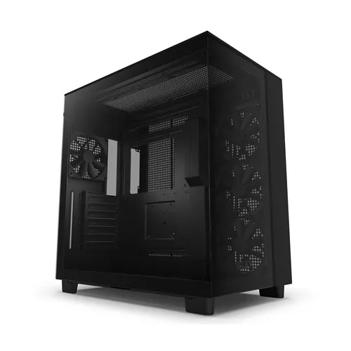 NZXT H9 Flow Edition ATX Mid Tower Premium Black Case