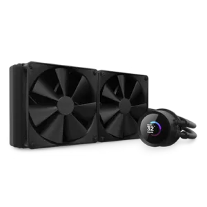 NZXT Kraken 240 – AIO Liquid Cooler with LCD Display – Black