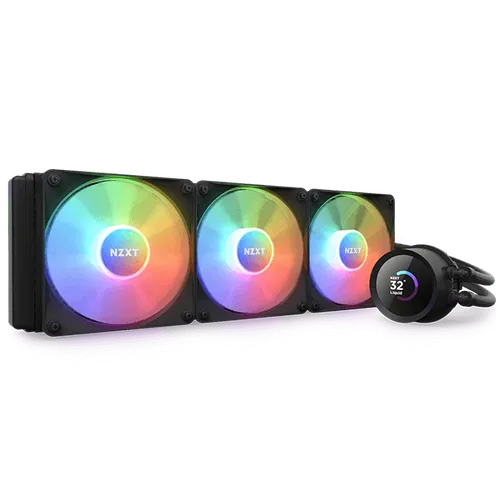 NZXT Kraken 360 RGB Black/ White Liquid Cooler with LCD Display