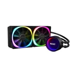 NZXT Kraken X53 RGB 240mm – All-In-One RGB CPU Liquid Cooler – Infinity Mirror Design