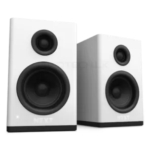 NZXT Relay 80 Watt Desktop Gaming Speaker – White