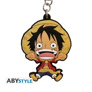 ONE PIECE Keychain Luffy SD PVC