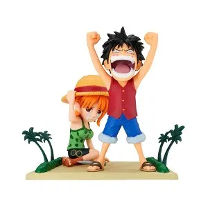 One Piece Log Stories World Collectable – Monkey D. Luffy & Nami