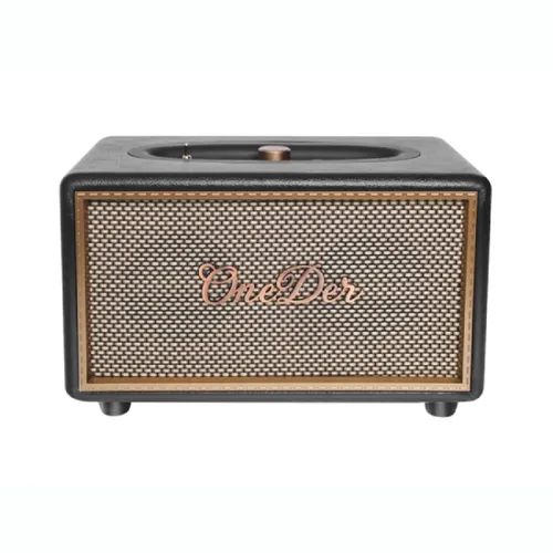 Oneder D6 40W Retro Classic Wooden Portable Outdoor Bluetooth Speaker
