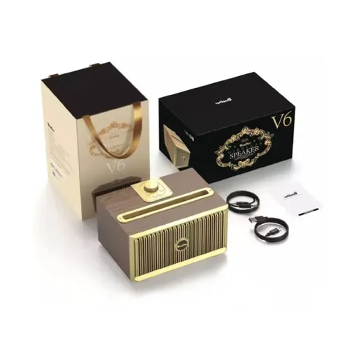 OneDer V6 High Definition Stereo Sound Wireless & Portable Bluetooth Speaker With Mic
