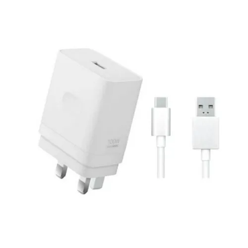OnePlus SUPERVOOC 100W UK 3 Pin Power Adapter Kit